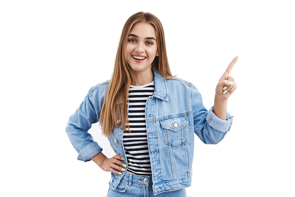 Giacca Denim Oversize & T-shirt Striped