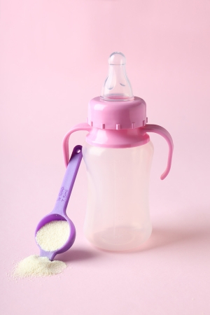 Biberon Ergonomico Anti-Colica con Misurino e Dosatore Pappa