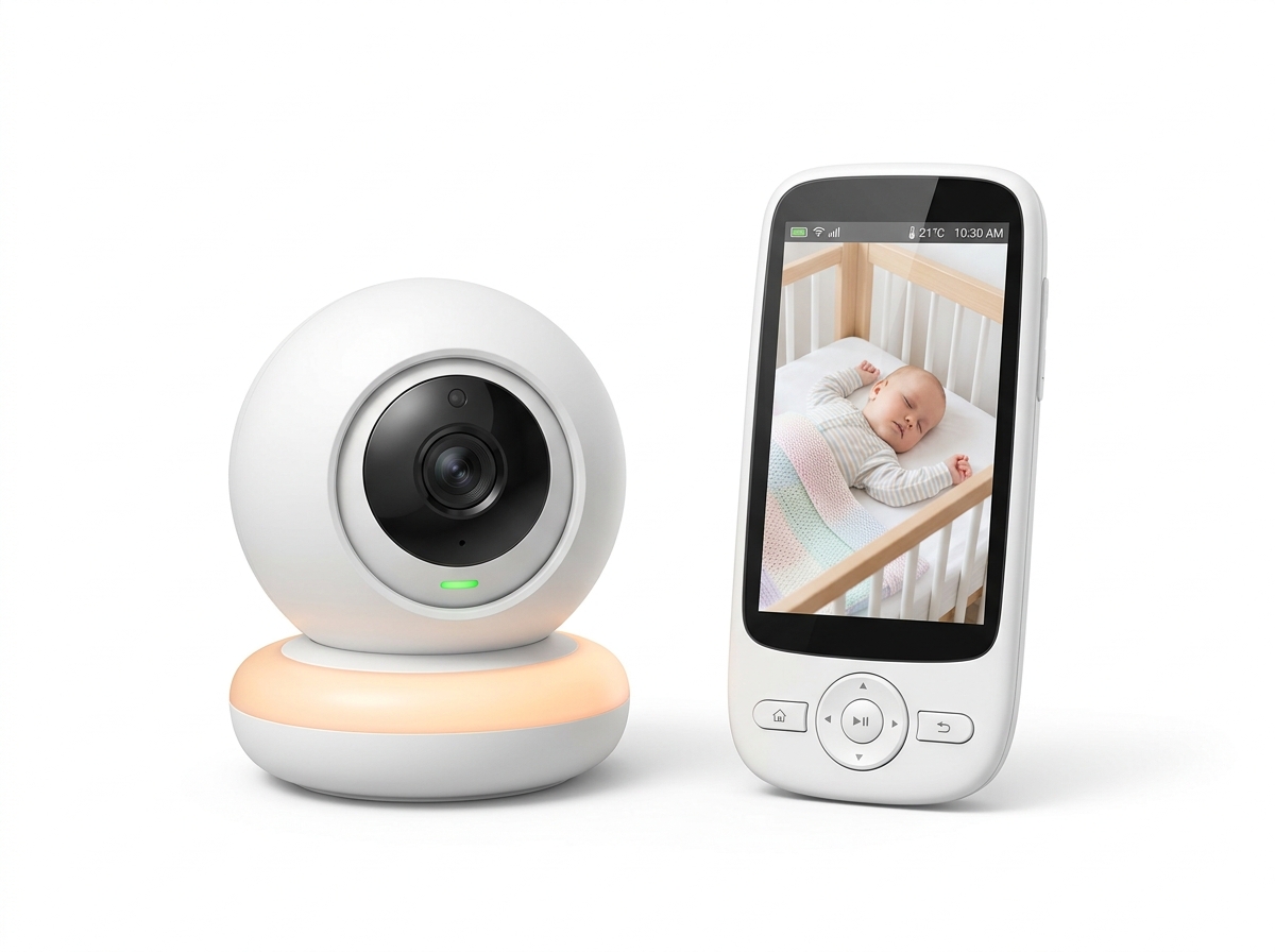 Smart Baby Monitor Video HD con Visione Notturna & Sensore Termico