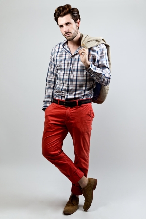 Blazer Monopetto Strutturato con Bottoni in Corno