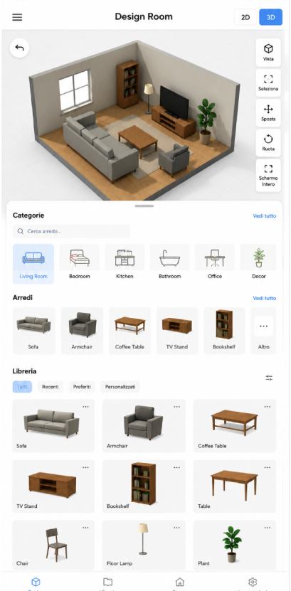 Configuratore 3D Web Mobile