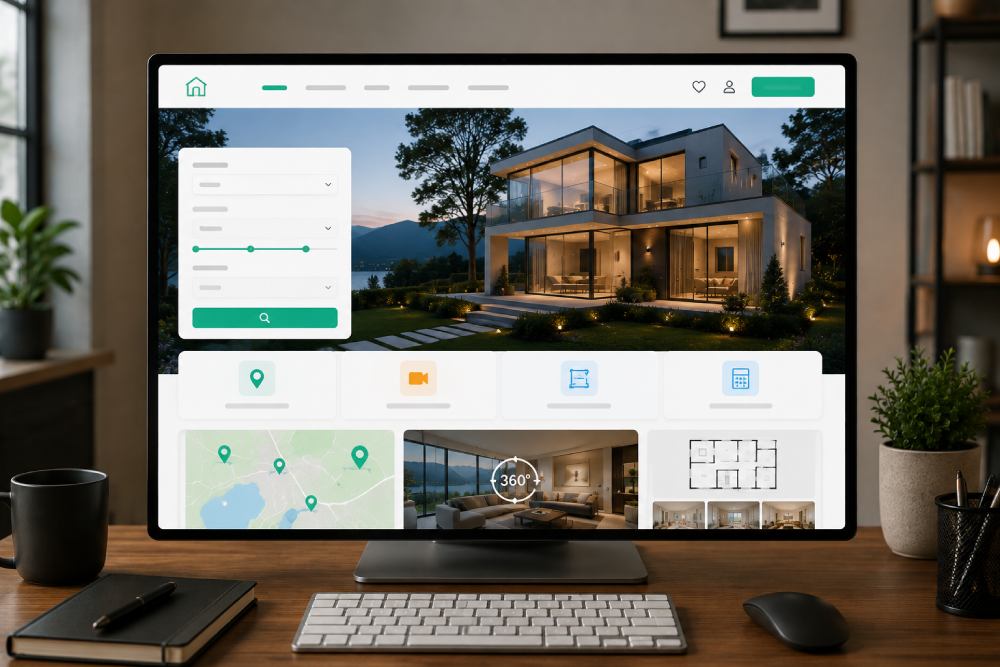 Sito Web Vetrina Immobiliare con Mappe e Virtual Tour