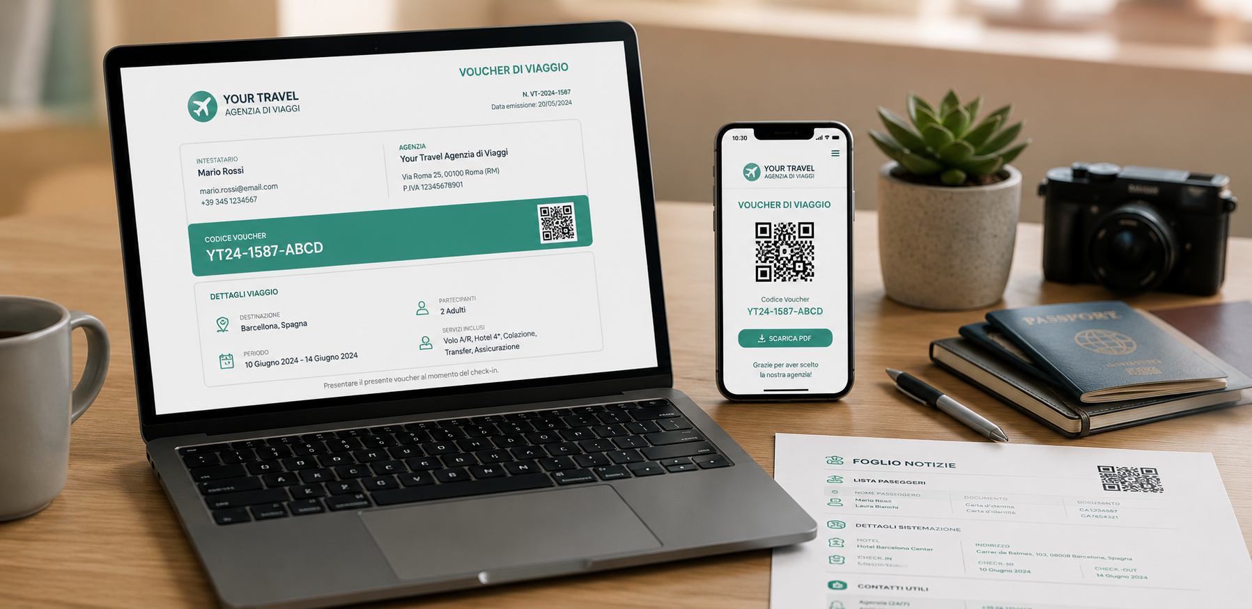 Voucher & Travel Documents