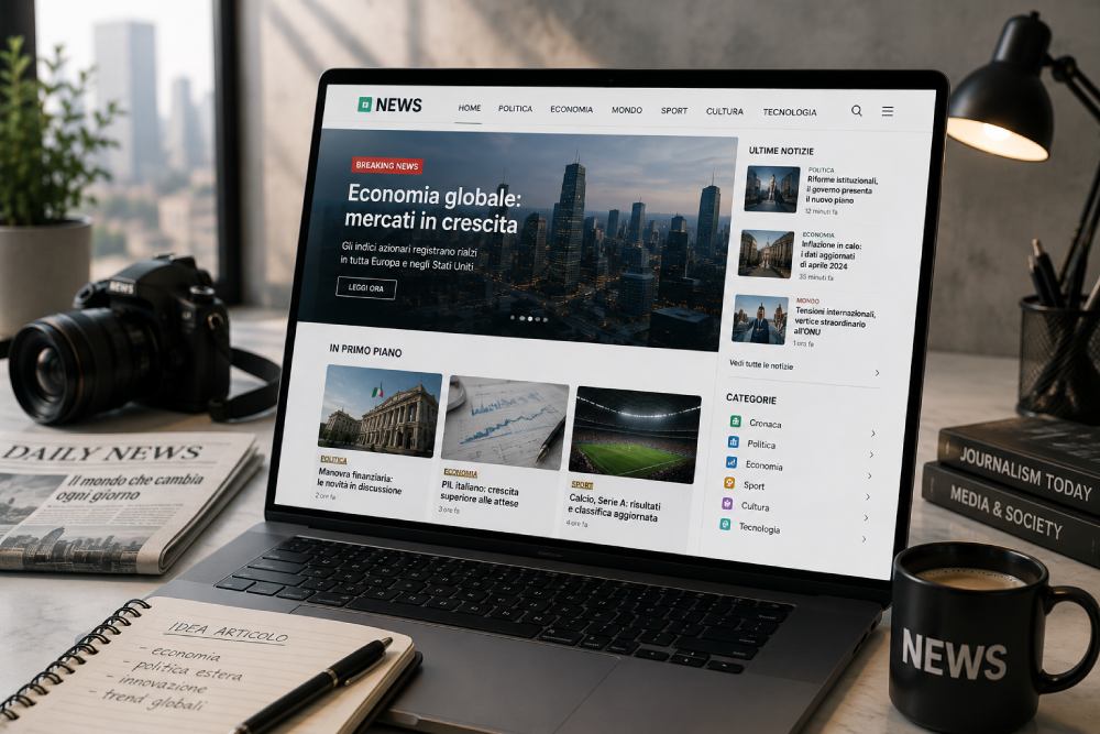 Compositore Homepage & Layout Prima Pagina