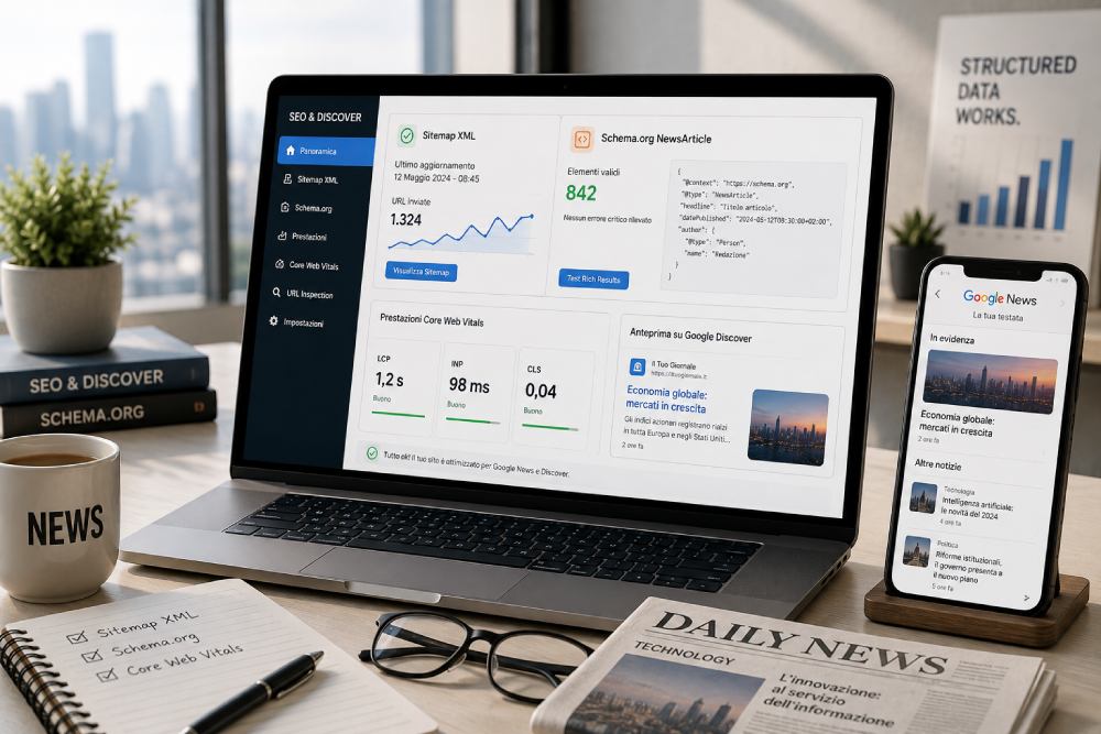 Indicizzazione Istantanea Google News & Discover
