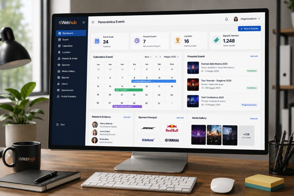 Gestione Eventi Multi-Data e Schede Spettacolo