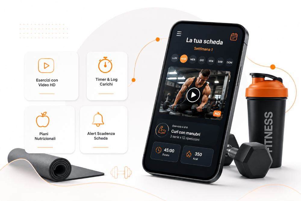 Schede di Allenamento Digitali su Smartphone & Tablet