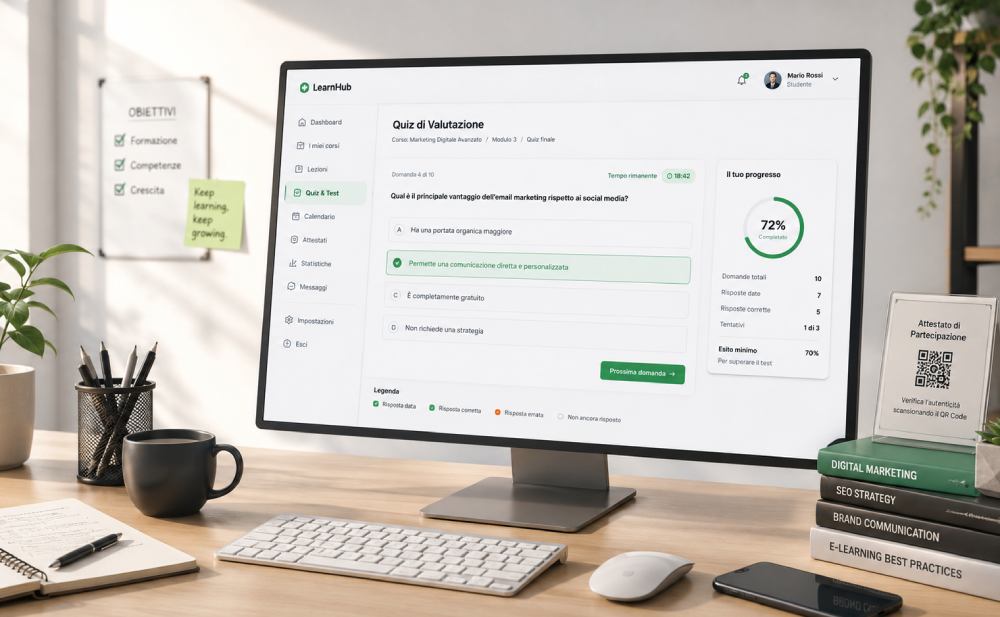 Quiz di Verifica & Rilascio Attestati PDF