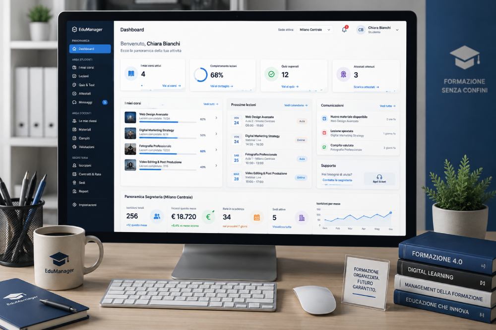 Dashboard Segreteria e Multi-Sede