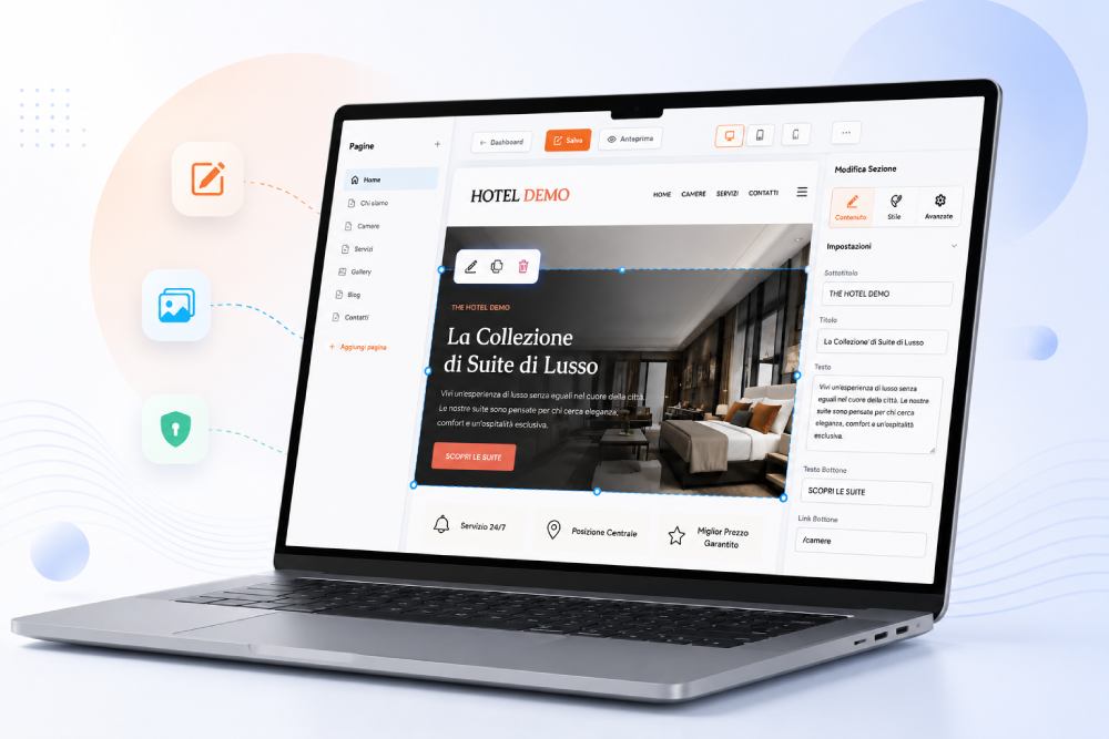 Pannello CMS WebHub Professional