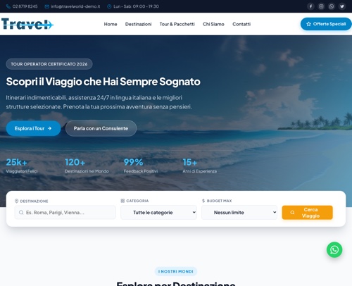 TravelWorld • Tour Operator & Viaggi di Gruppo