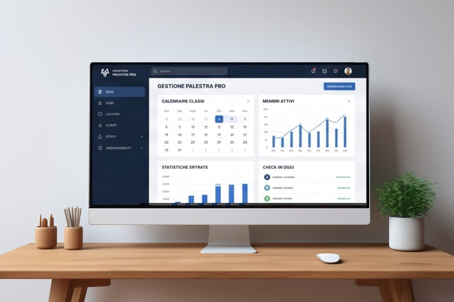 Sito web + software per palestre