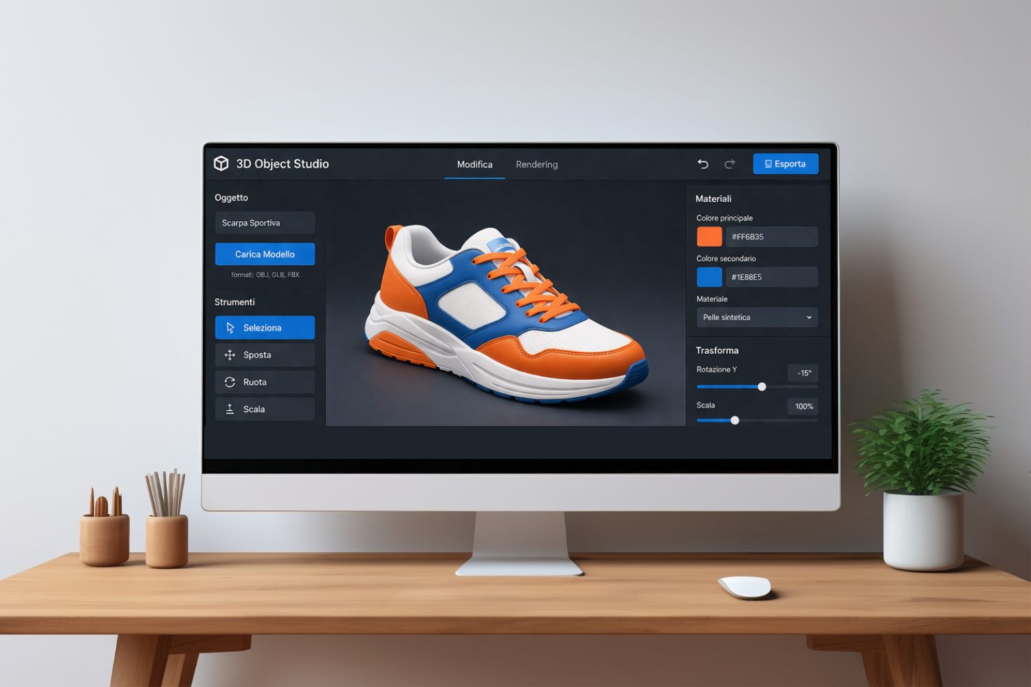 Applicazione 3D personalizzate