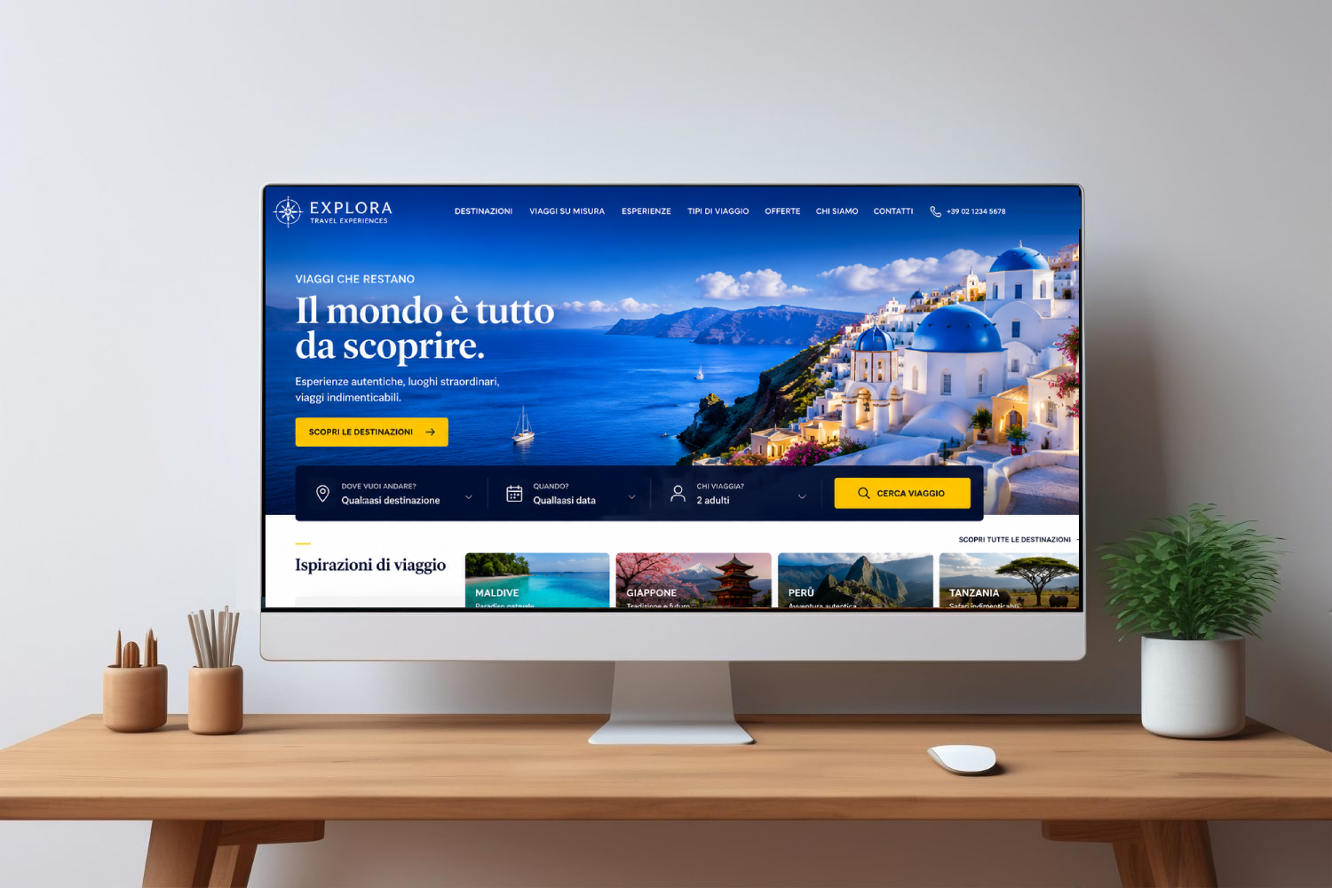Sito web agenzie viaggi e tour operator con booking engine