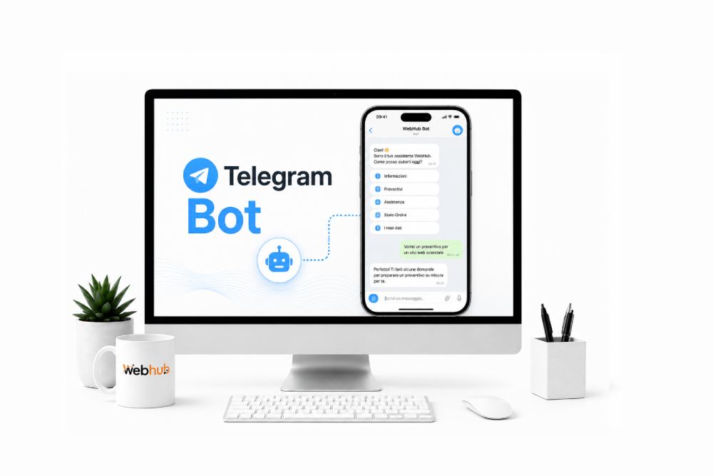 Business Telegram & WhatsApp Bot per Assistenza e Notifiche Automatiche