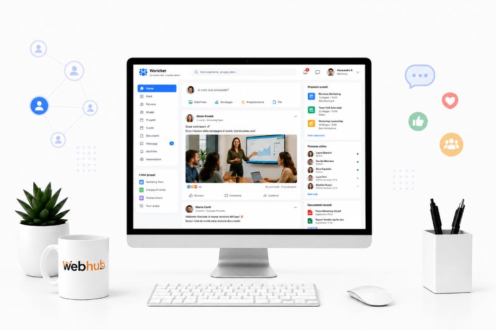 Social Network Aziendale & Community Privata per Dipendenti e Partner